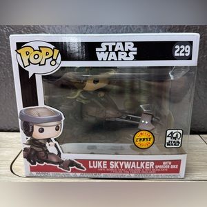 Funko Pop! Luke Skywalker with Speeder Bike